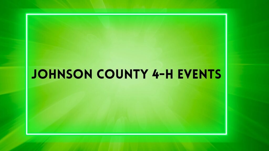 Johnson County 4-H Events